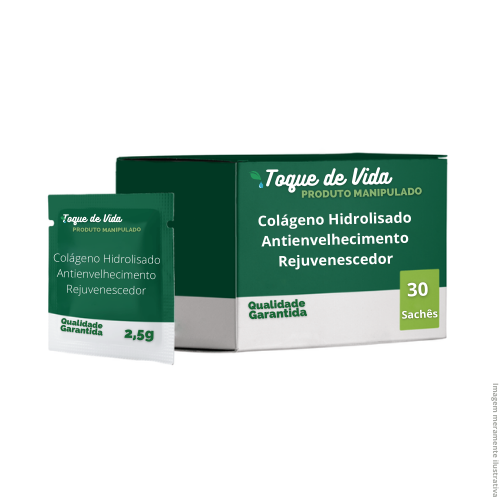 COLÁGENO HIDROLISADO ANTIENVELHECIMENTO REJUVENESCEDOR 30 sachês