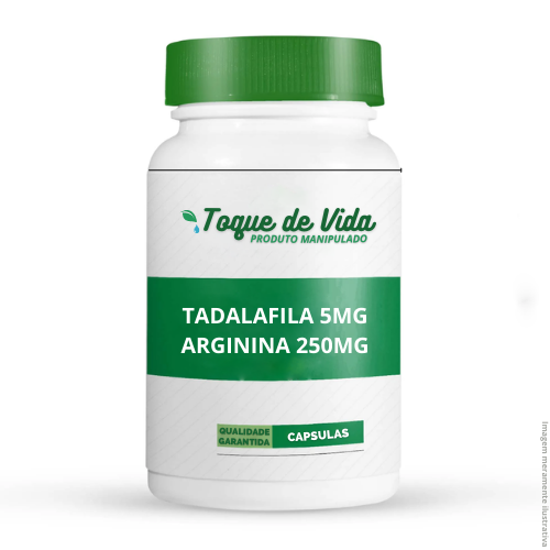 TADALAFILA 5MG + ARGININA 250MG